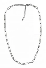 Kostibas 1013-887AL, Κολιέ, Ατσάλι, Ασημί