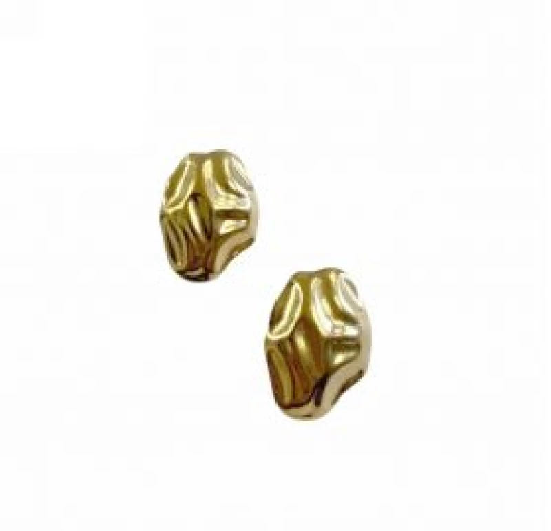 Kostibas 3013-621X, Σκουλαρίκια, Ατσάλι, Χρυσό