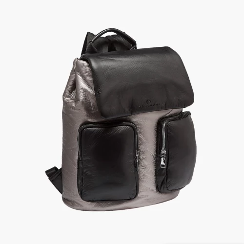 Bartuggi 718-23307, Backpack/Ωμοπλάτης, Δέρμα, Μαύρο