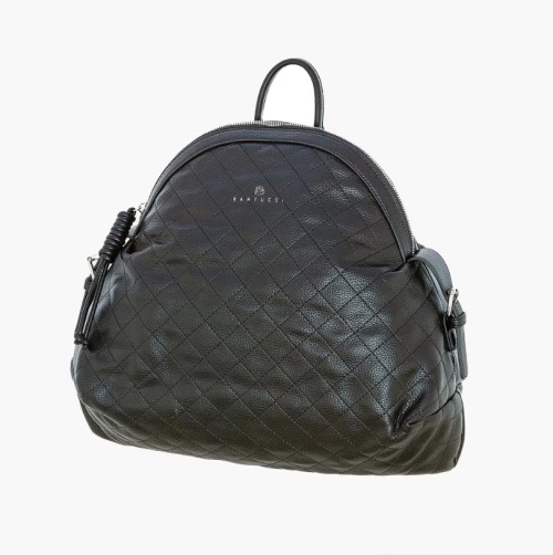 Bartuggi 718-31871, Backpack/Ωμοπλάτη, Δέρμα, Μαύρο