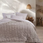 Κουβερτοπάπλωμα Compose Greige Nef-Nef Homeware Υπέρδιπλo 240x220cm Πολυέστερ