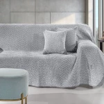 Ριχτάρι Lama Silver Guy Laroche Τετραθέσιο 170x350cm Πολυέστερ