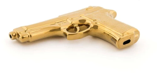 Διακοσμητικό Memorabilia My Gun Gold Seletti Πορσελάνη
