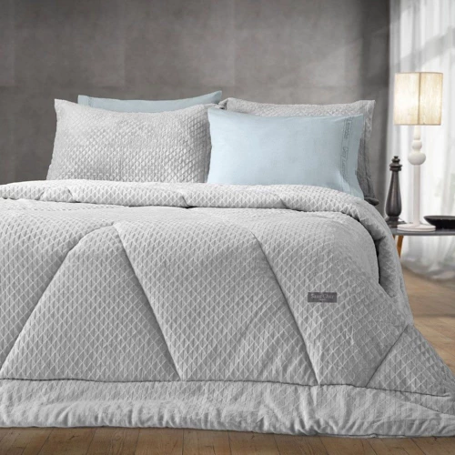 Κουβερτοπάπλωμα Baroque Silver Saint Clair Υπέρδιπλo 220x240cm Πολυέστερ