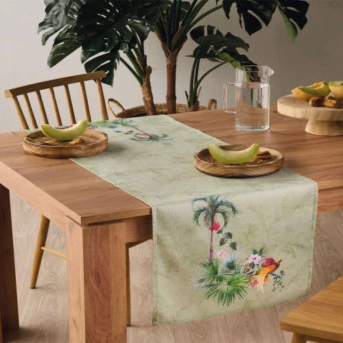 Runner Palma (Σετ 2τμχ) Multi Kentia 45Χ140 Βαμβάκι-Πολυέστερ