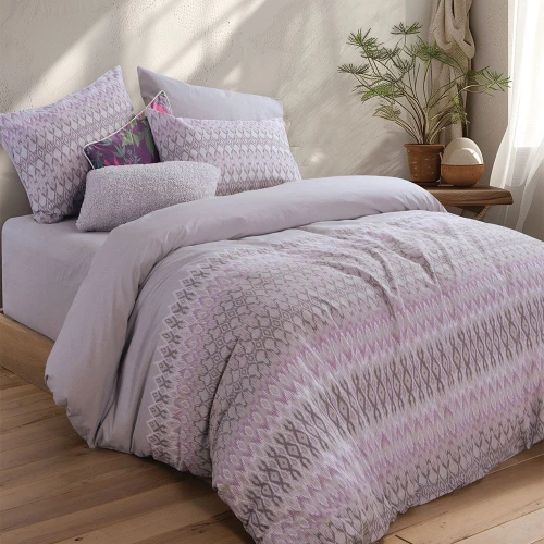 Σεντόνια Avion Με Λάστιχο (Σετ 4τμχ) Grey Nef-Nef Homeware King Size 180x235cm 100% Βαμβάκι