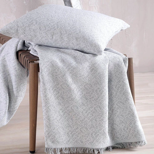 Ριχτάρι Fabio Grey Ρυθμός Διθέσιο 180x240cm Βαμβάκι-Πολυέστερ