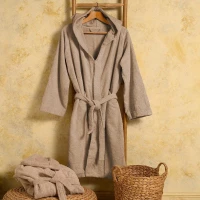 Μπουρνούζι Bloom Beige Melinen