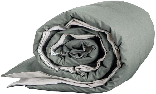 Παπλωματοθήκη Colors Oat Beige-Rock Green Nima Υπέρδιπλo 220x240cm 100% Βαμβάκι