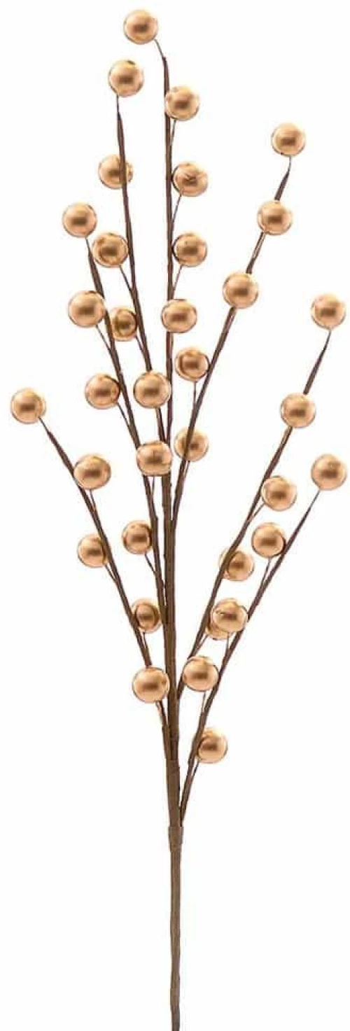 Κλαδί Berries 00.11.16915 45cm Gold