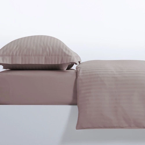 Παπλωματοθήκη Elements 24 (Σετ 3τμχ) Mocca Nef-Nef Homeware Υπέρδιπλo 240x220cm 100% Βαμβακοσατέν