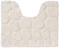 Πατάκι Λεκάνης Pebbles Ivory Sealskin 50X60 Ύφασμα