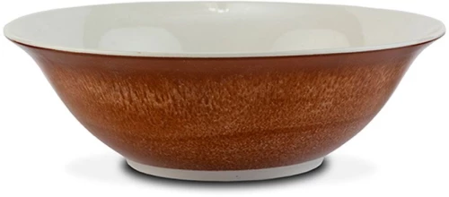 Σαλατιέρα Alexandra 10-085-064 Φ23x7,3cm Brown Nava Medium Πορσελάνη