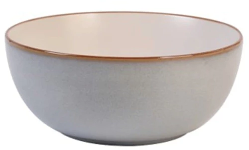 Σαλατιέρα PortoSanto 25.054.012 Φ23cm Beige-Brown Cryspo Trio Small Πηλός