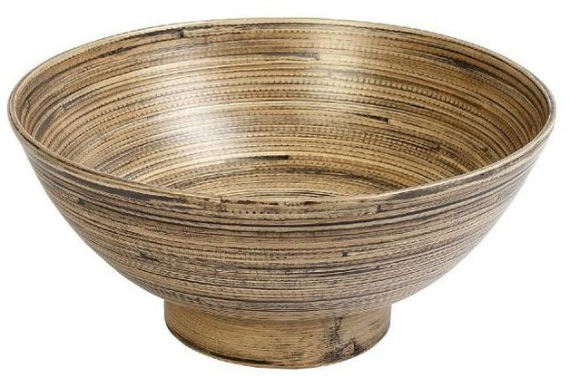 Μπωλ Σερβιρίσματος Bali BAB113 Φ25x15cm Natural Espiel Polyresin, Bamboo