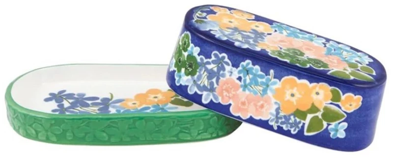 Δοχείο Για Βούτυρο Forget Me Not DR0568 19,5x11x8,5cm Multi Maxwell&Williams Κεραμικό