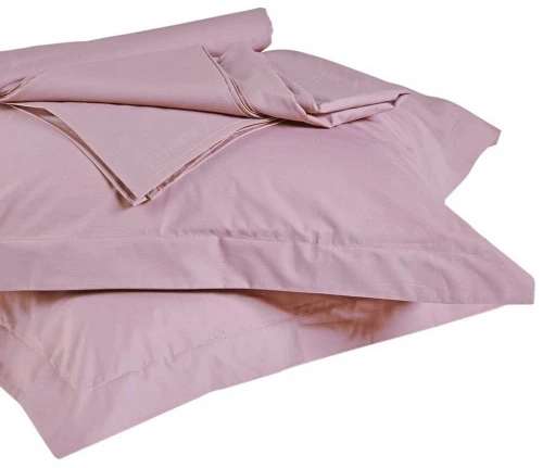 Σεντόνι True Col 1425 Με Λάστιχο Pink Kentia Μονό 100x225cm 100% Πενιέ Βαμβάκι