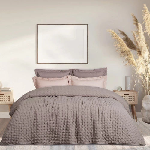 Κουβερλί Happy 9628 Taupe Das Home King Size 240x250cm Microfiber