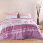 Σεντόνια Boost (Σετ 4τμχ) Pink Ρυθμός Υπέρδιπλo 230x270cm 100% Βαμβάκι