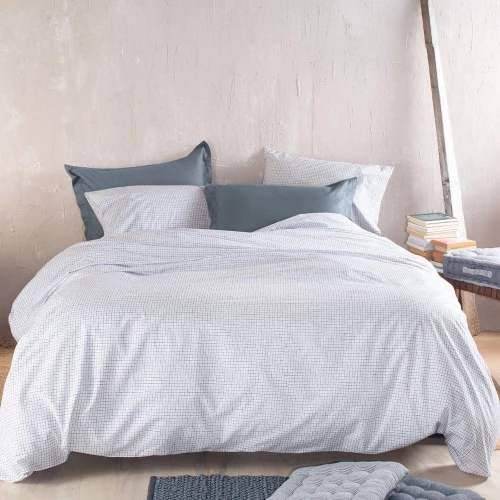 Σεντόνια Pacify (Σετ 4τμχ) White Ρυθμός King Size 270x290cm 100% Βαμβάκι