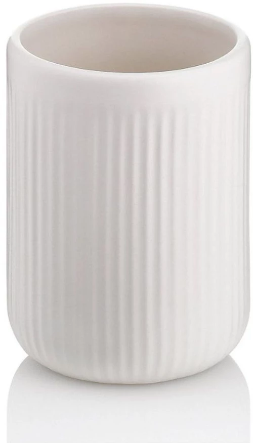 Ποτήρι Για Οδοντόβουρτσες Adele 23731 Φ7,5x10cm Off White Kela Κεραμικό