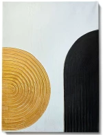 Πίνακας Καμβάς 3D 112RGN1155 50x70cm Multi Wallity Κάθετοι Ξύλο, Καμβάς