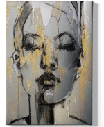 Πίνακας Καμβάς 529TCR1441 70x100cm Multi Wallity Κάθετοι Ξύλο, Καμβάς