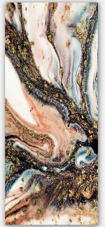 Πίνακας Καμβάς 451ERN1930 50x120cm Multi Wallity Κάθετοι Ξύλο, Καμβάς