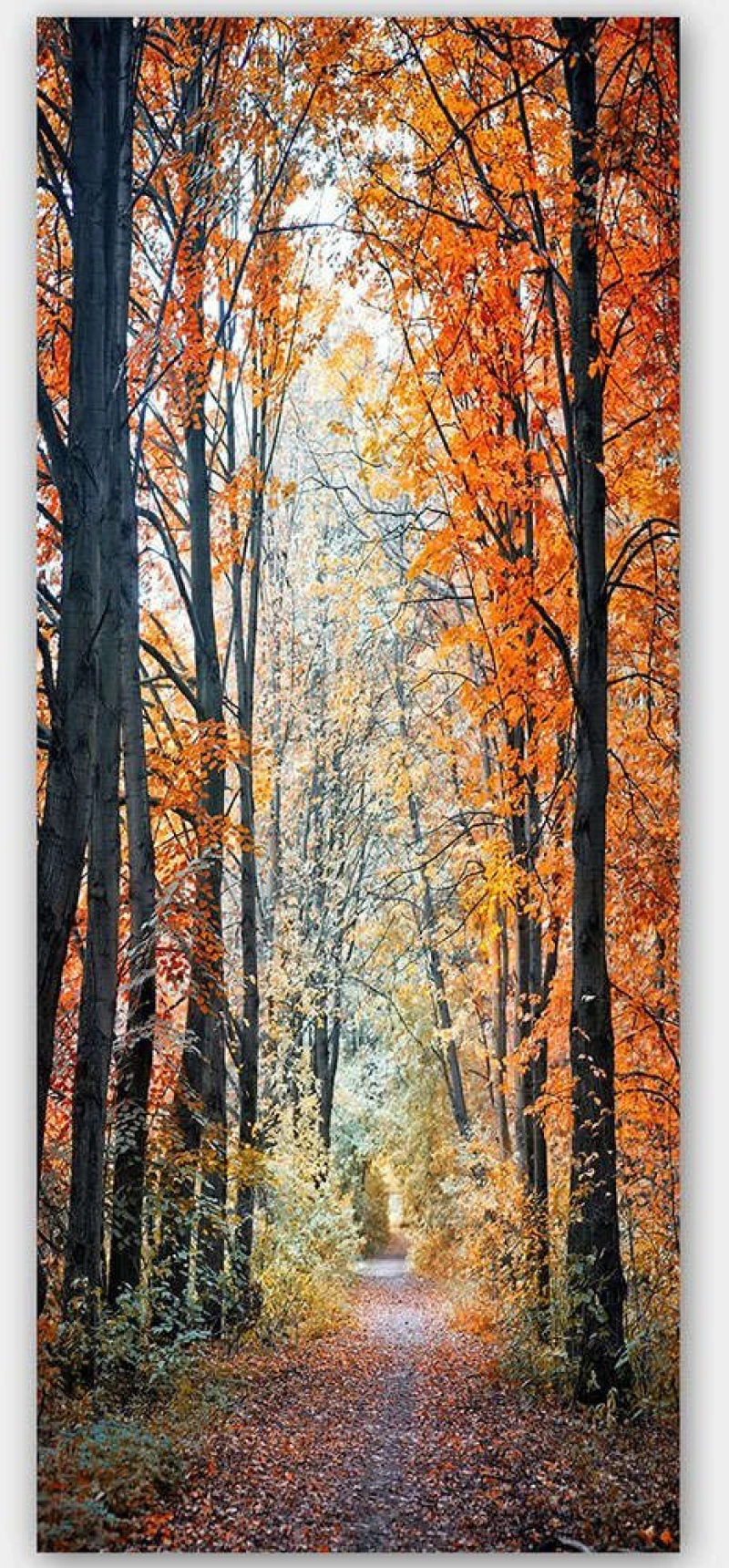 Πίνακας Καμβάς 451ERN1858 50x120cm Multi Wallity Κάθετοι Ξύλο, Καμβάς