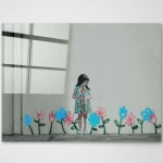 Πίνακας Γυάλινος 681BRS1316 70x50cm Multi Wallity Οριζόντιοι Γυαλί