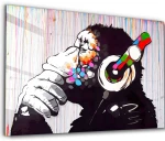 Πίνακας Γυάλινος 672BRS1916 110x70cm Multi Wallity Οριζόντιοι Γυαλί