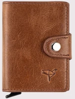 Πορτοφόλι Δερμάτινο Bern 456ZYM2274 7x2x9cm Brown Garbalia
