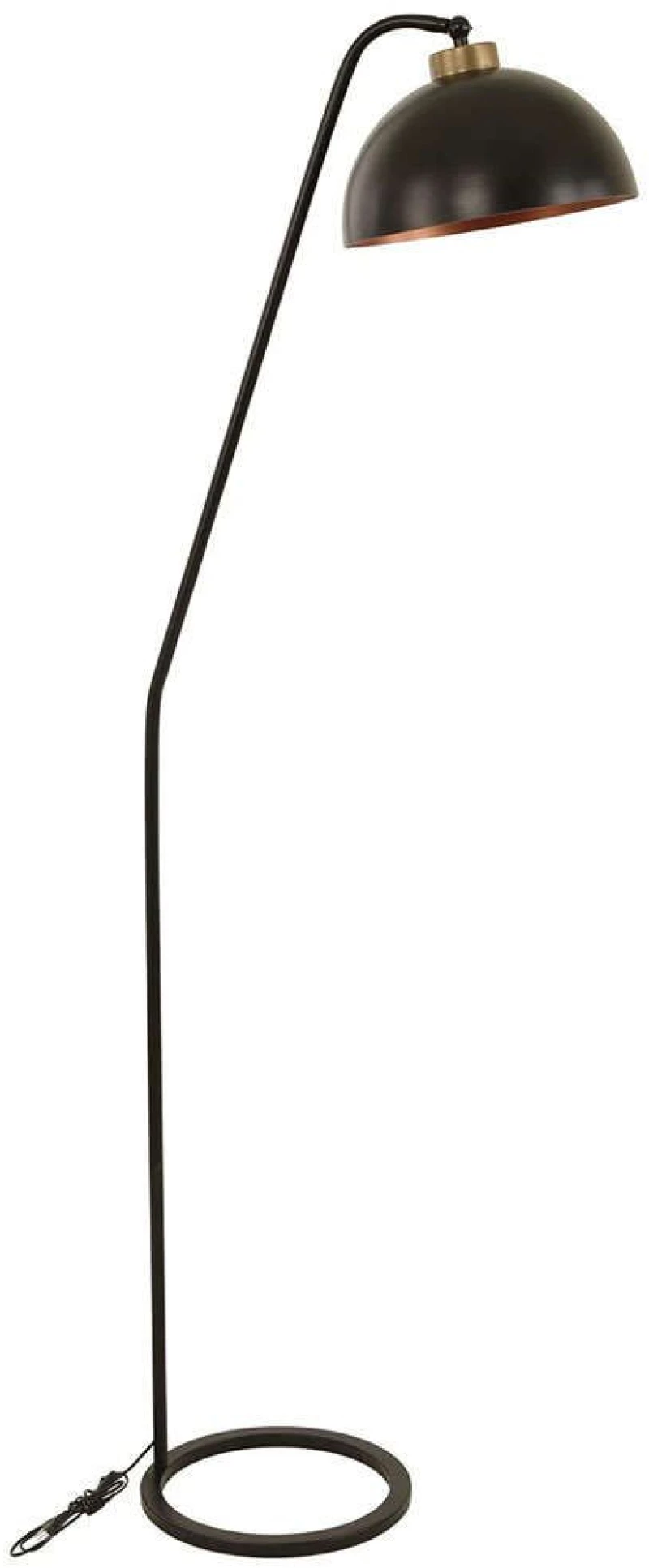 Φωτιστικό Δαπέδου Delta 534LUN4185 30x155cm E27 40W Black-Gold Opviq