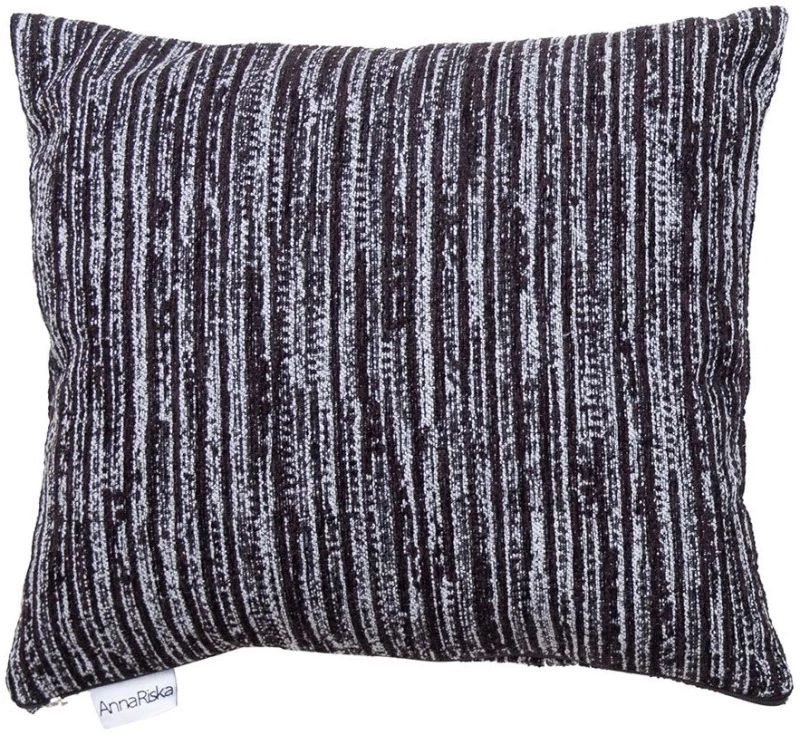 Μαξιλάρι Διακοσμητικό (Με Γέμιση) 1453 Black Anna Riska 42X42 Chenille