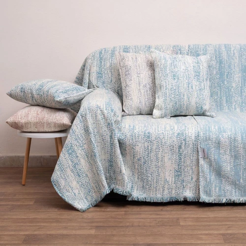 Ριχτάρι 1452 Lake Blue Anna Riska Πολυθρόνα 180x150cm Chenille