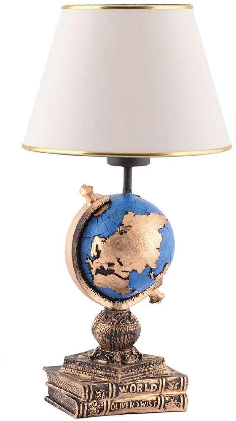 Φωτιστικό Επιτραπέζιο World 390FLH2251 25x50cm E27 40W Multi-Blue Opviq