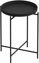 Τραπεζάκι Βοηθητικό 491CRT1140 Φ46x56cm Black