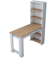 Γραφείο 893RAN2712 120x53,8x153,6cm White-Walnut