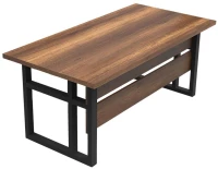 Γραφείο 956LCS1104 180x90x73cm Walnut-Black