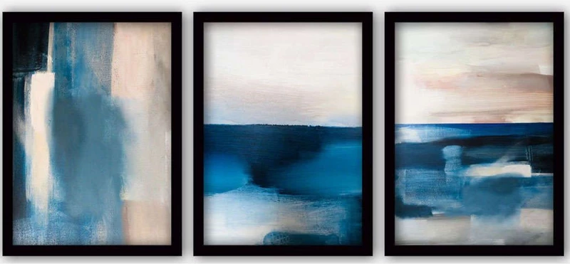 Κάδρα (Σετ 3Τμχ) 364LUL1404 35x45cm Multi Wallity Κάθετοι Πλαστικό,Mdf