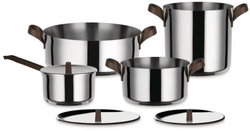 Μαγειρικά Σκεύη Edo (Σετ 7Τμχ) PU100S7 Inox Alessi Ανοξείδωτο Ατσάλι