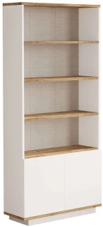 Βιβλιοθήκη 956LCS1538 75x26,8x168,3cm Pine-White