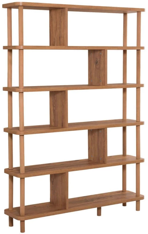 Βιβλιοθήκη Meta 688DRA1203 120x28x168,5cm Pine
