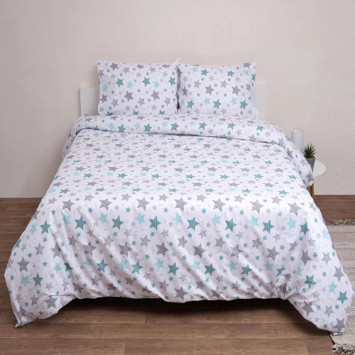 Σεντόνια Σείριος (Σετ 4τμχ) White Viopros King Size 270x260cm 100% Βαμβάκι