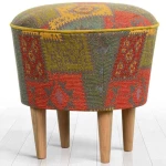 Σκαμπό Rug 209FLF1239 42x42cm Multi