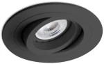 Σποτ Χωνευτό Radon 43408 Adjustable GU10 2cm Black Faro Barcelona Στρόγγυλο