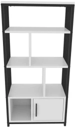 Βιβλιοθήκη Valero 875ZNA4567 60x29,6x120cm White-Black
