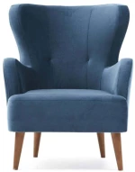 Πολυθρόνα - Μπερζέρα Karina 825BLC2350 73x80x87cm Blue