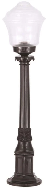 Φωτιστικό Δαπέδου 685AVN1322 Φ22x85cm E27 40W Black Opviq