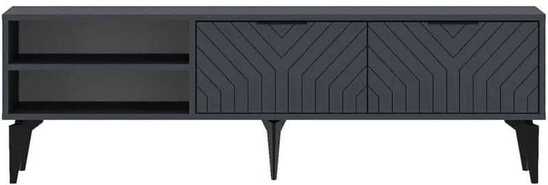 Έπιπλο Τηλεόρασης Regina 327ODS1265 160x29,6x50cm Anthracite